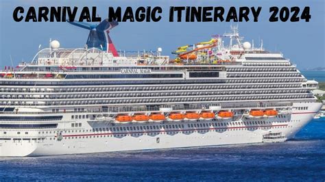 Carnival magic itinerary 2022